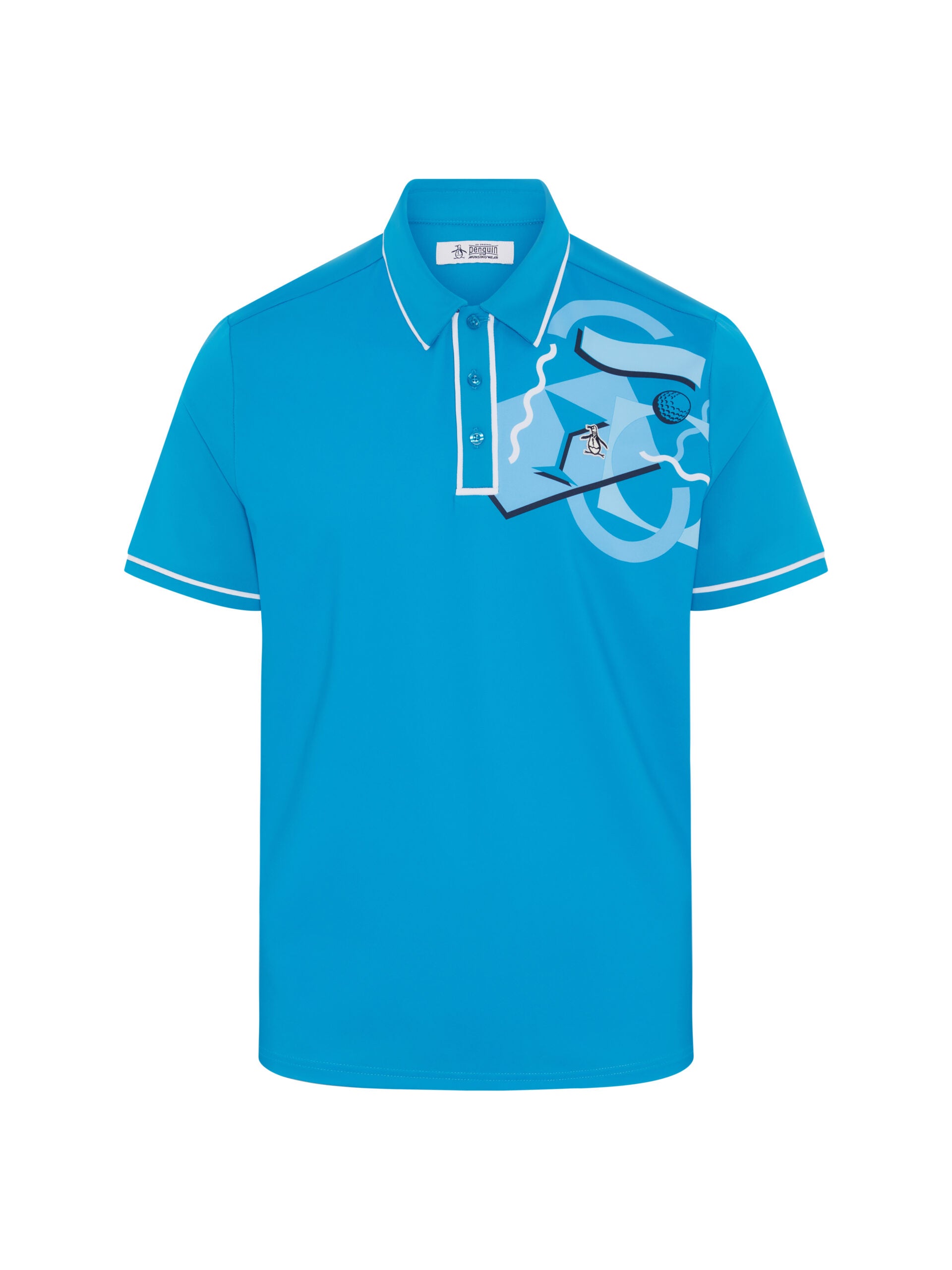Original Penguin Men's 80s Mixed Media Polo Shirt