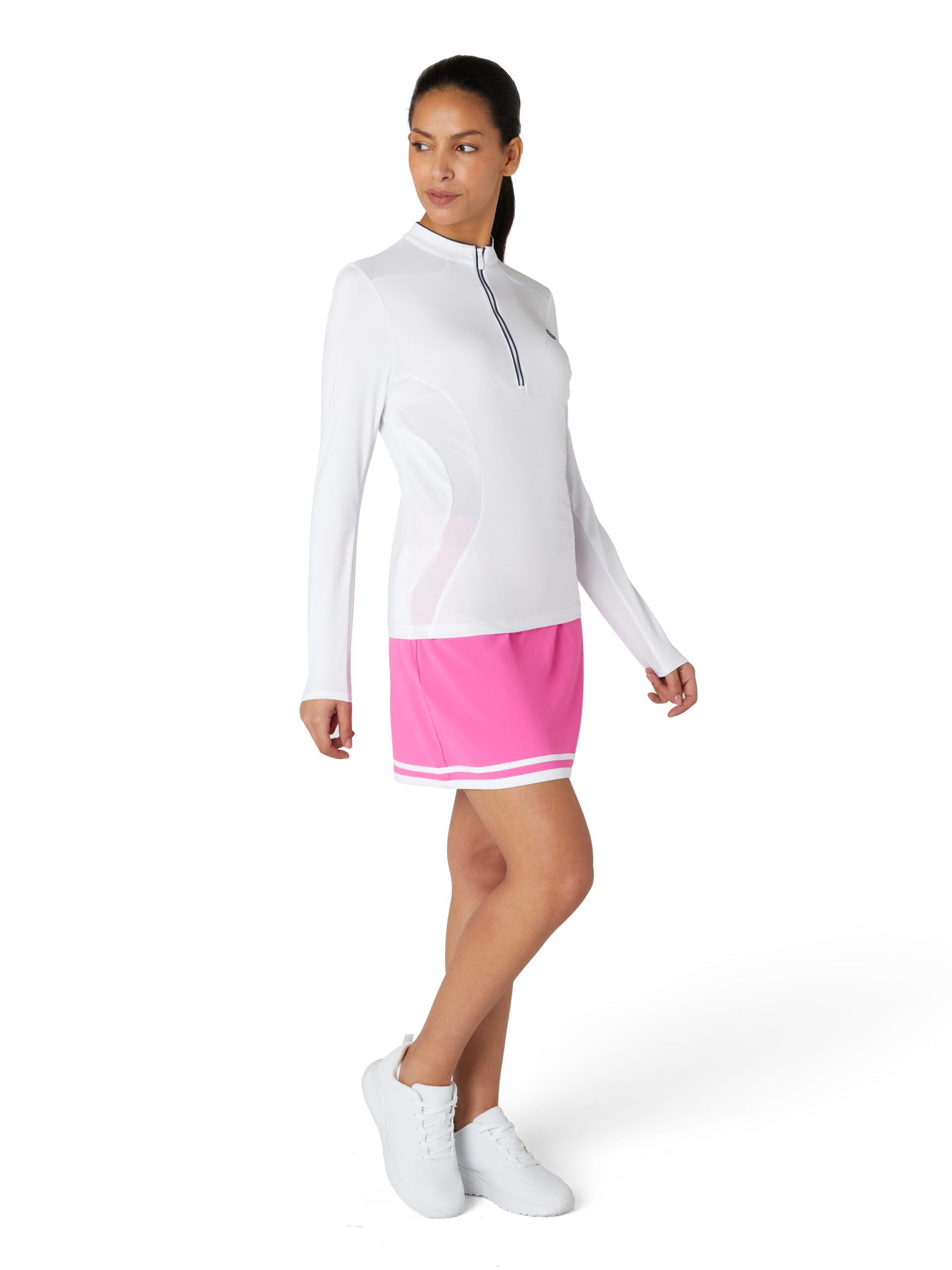 Original Penguin 1/4-Zip Layering Golf Shirt Damen