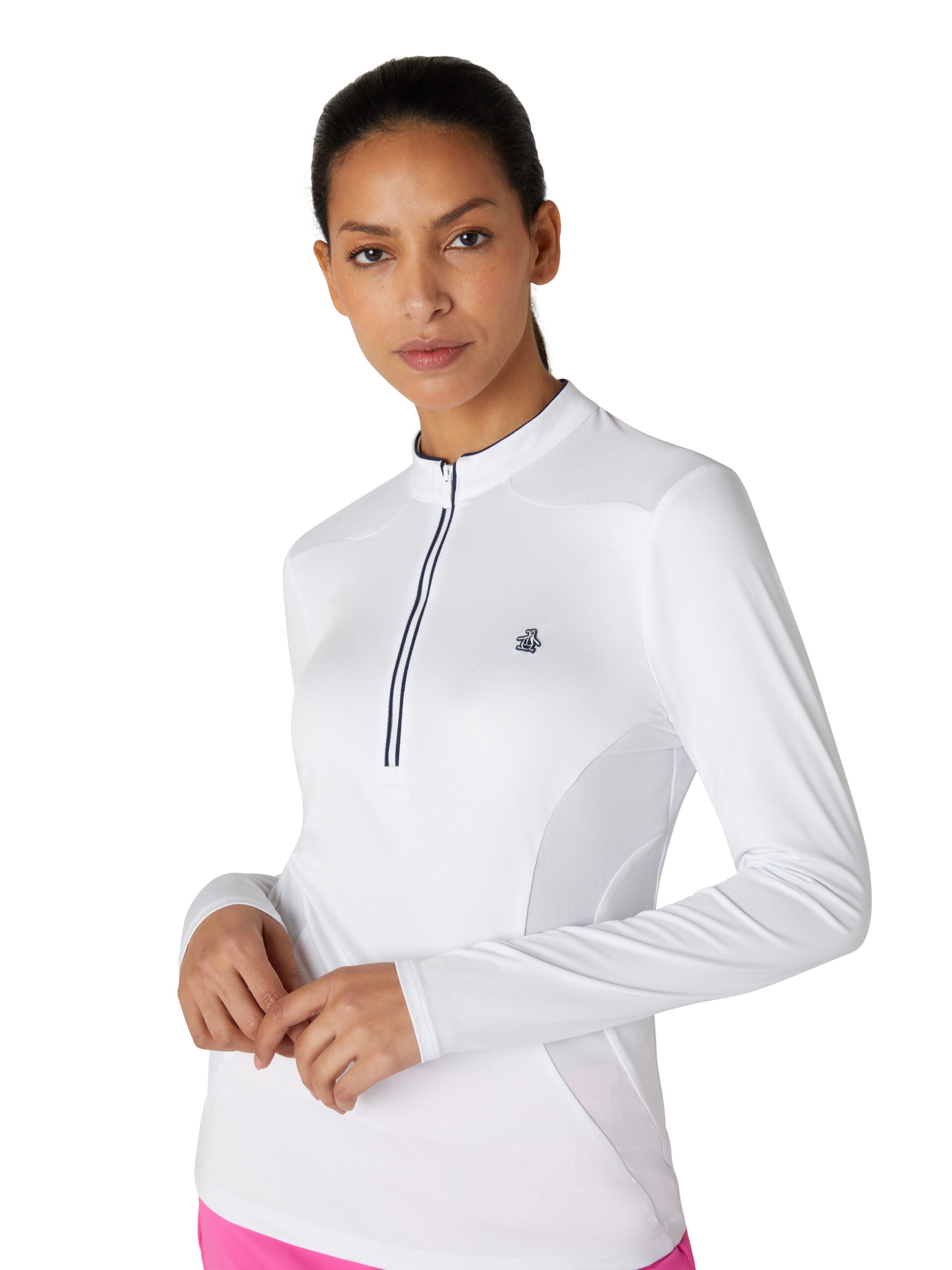 Original Penguin 1/4-Zip Layering Golf Shirt Damen
