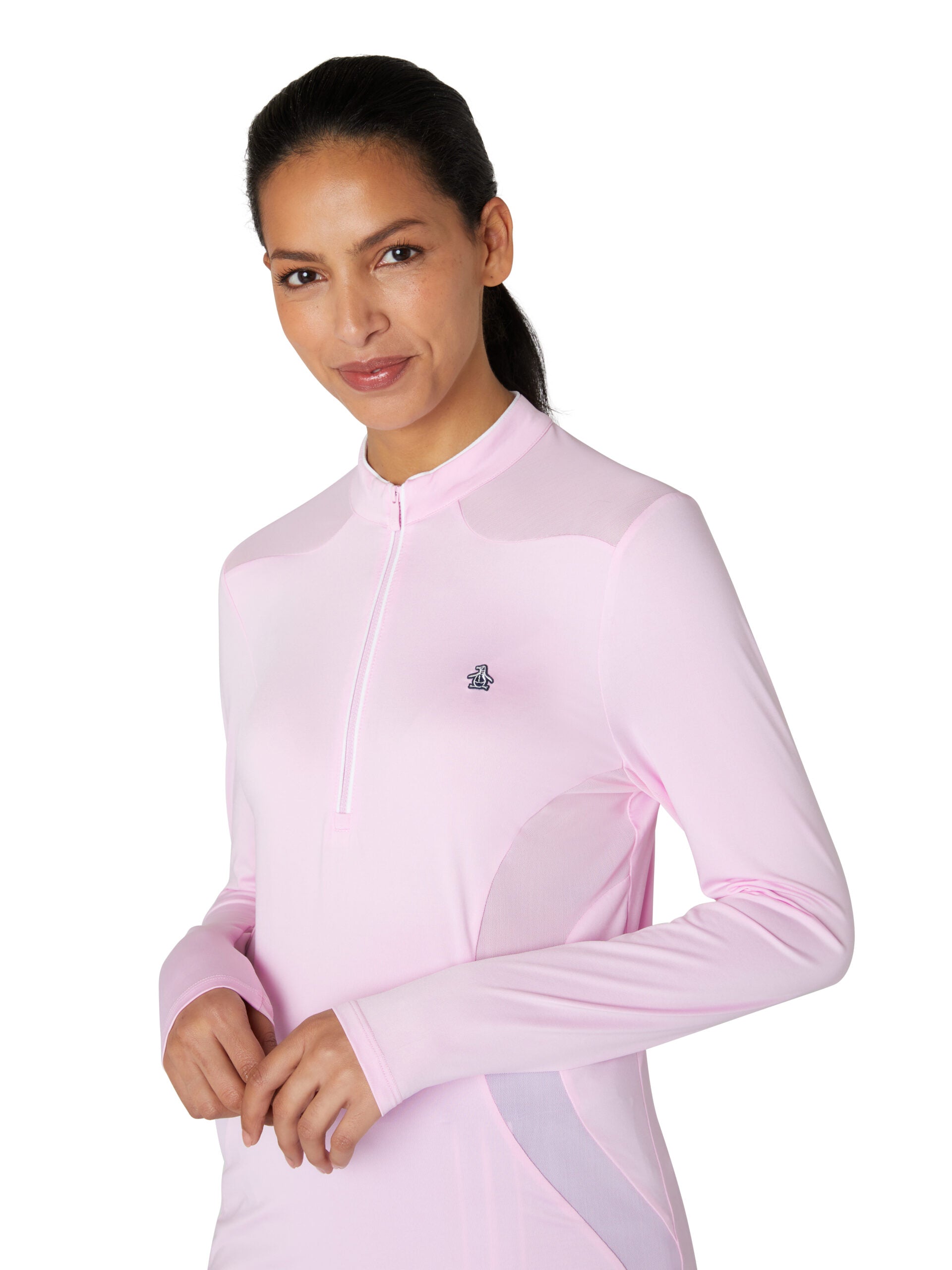 Original Penguin 1/4-Zip Layering Golf Shirt Damen