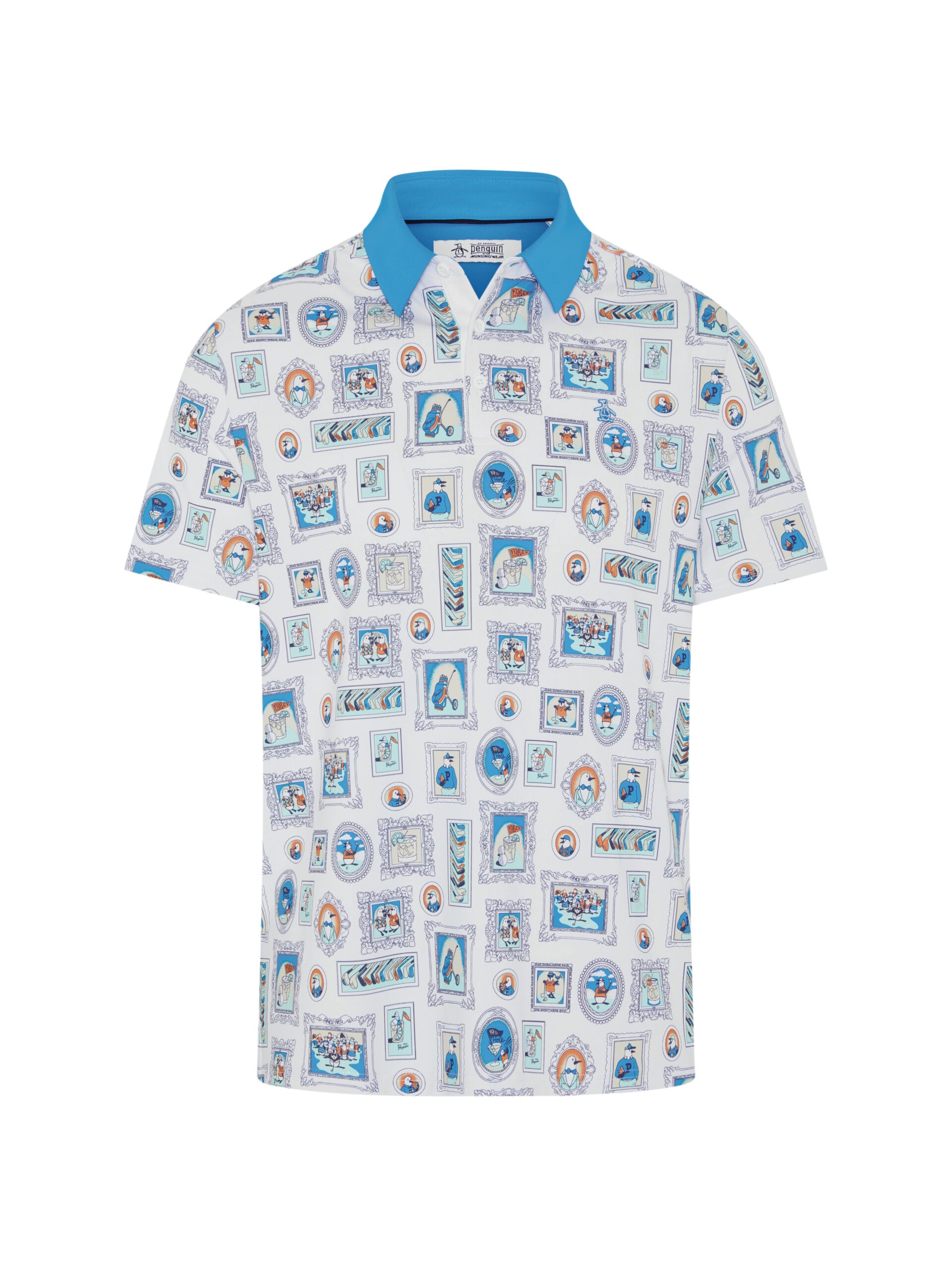 Original Penguin Golf WallofFame Polo Men's L white