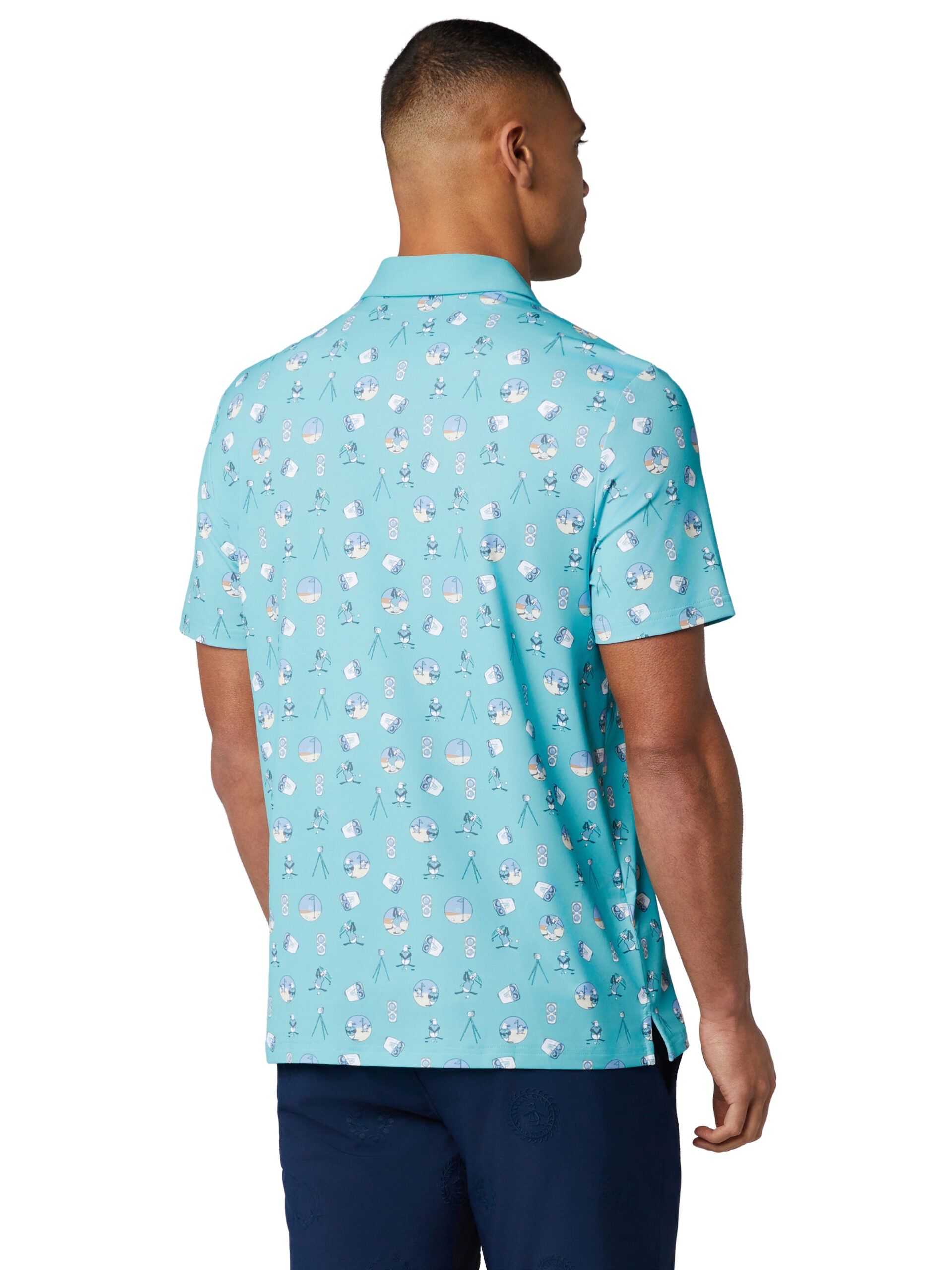 Original Penguin Golf Rangefinder Polo Herren