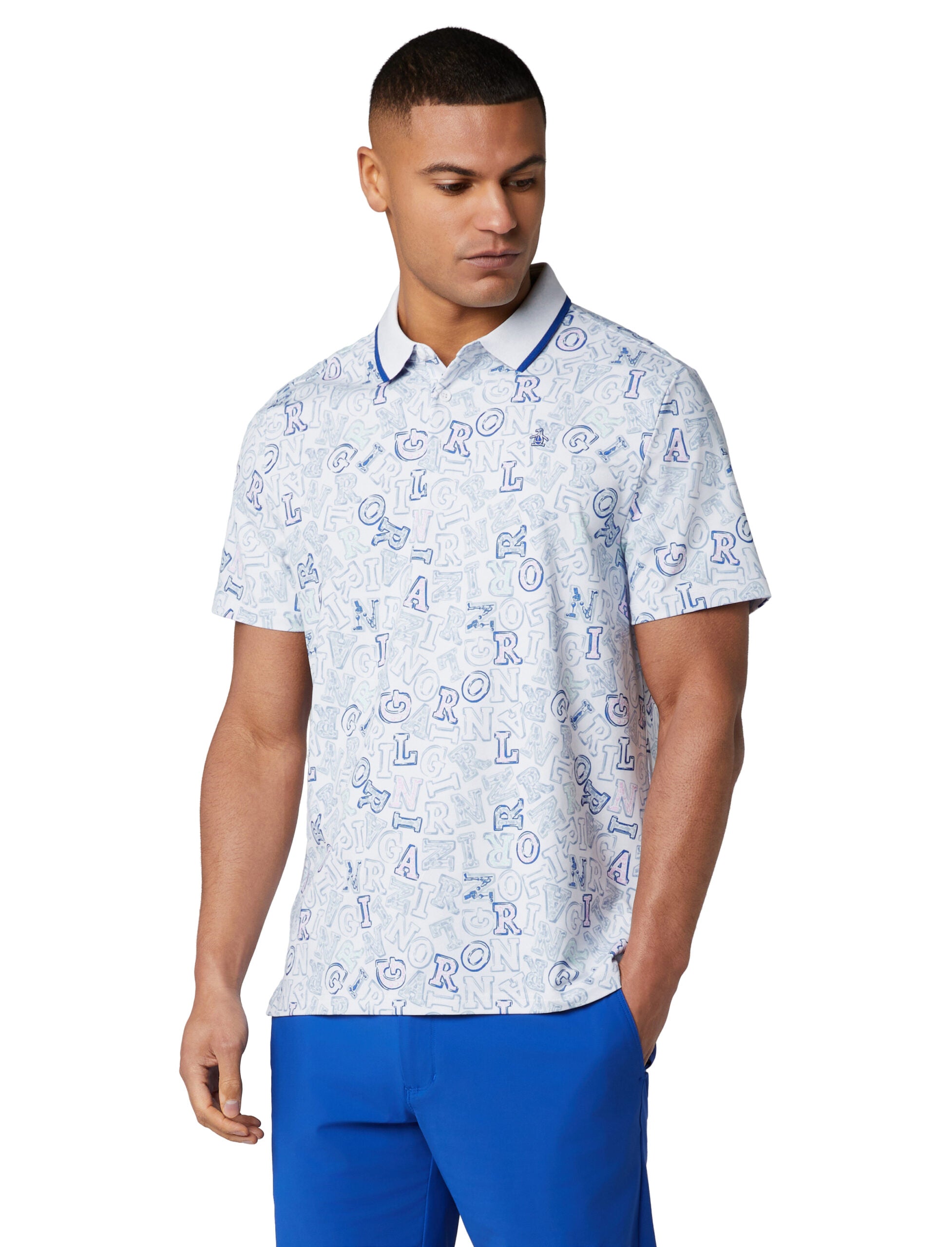 Original Penguin Golf LogoPlay Polo Men's L white