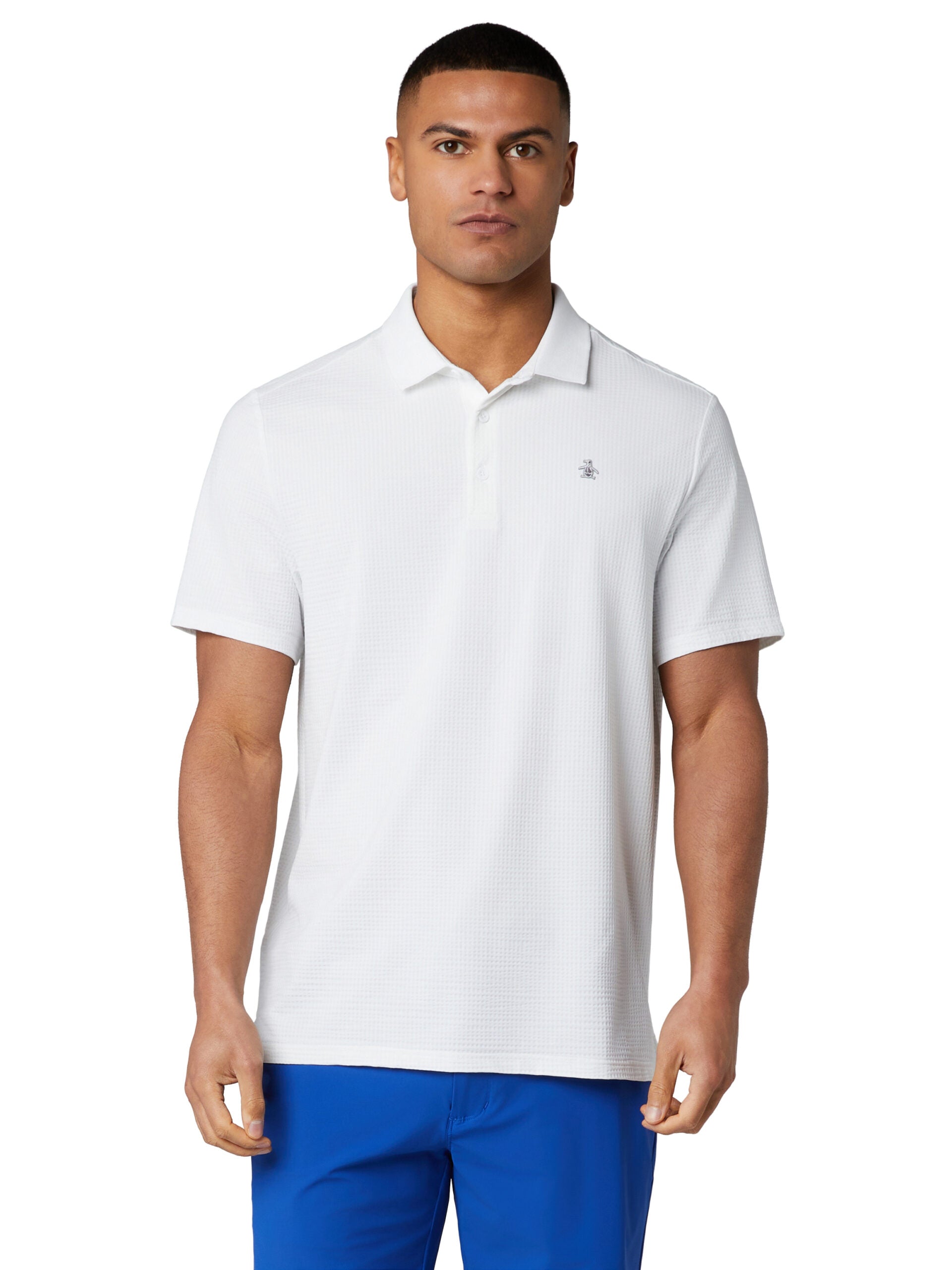 Original Penguin Golf Seersucker Driver Polo Herren
