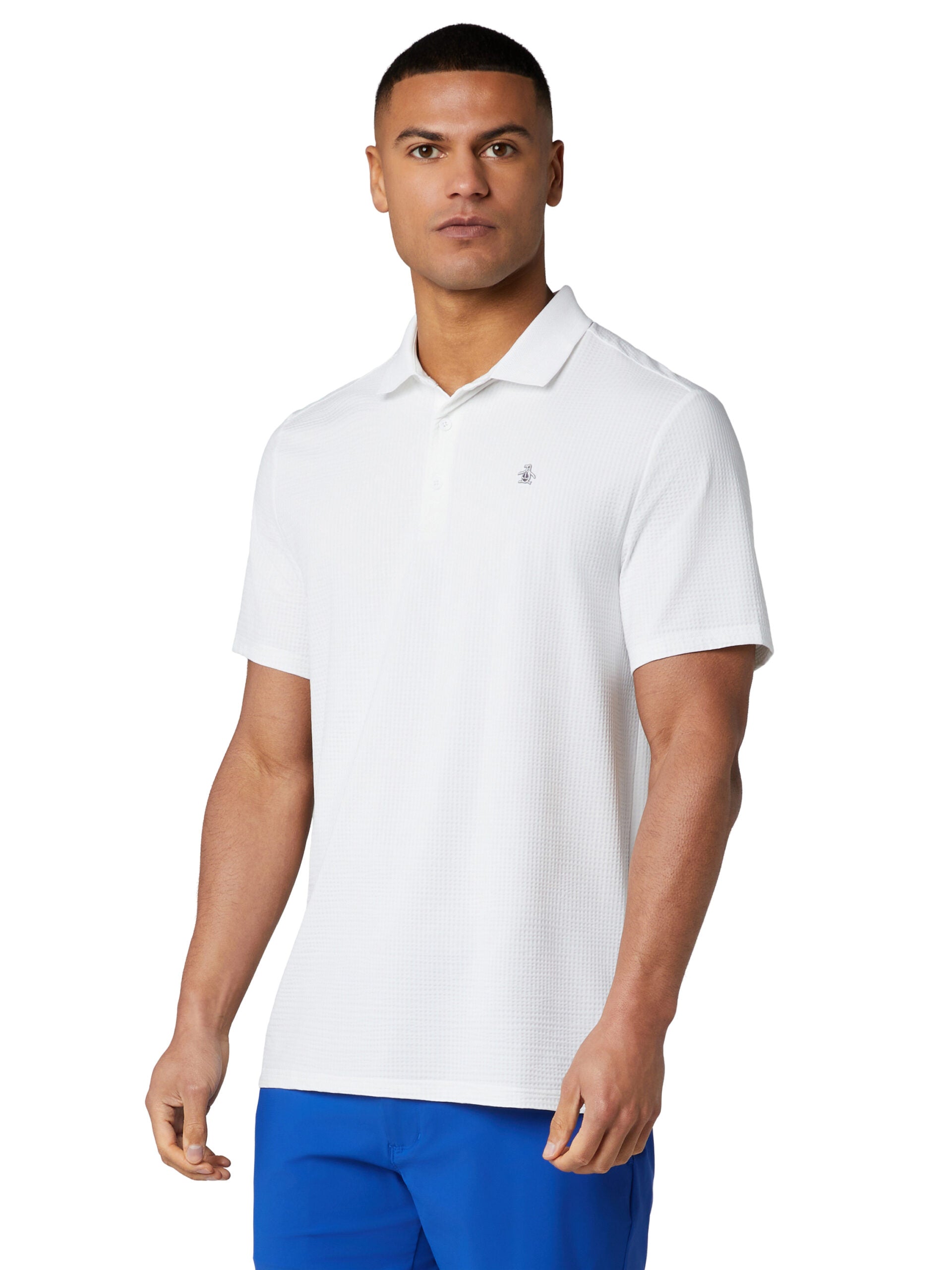 Original Penguin Golf Seersucker Driver Polo Herren