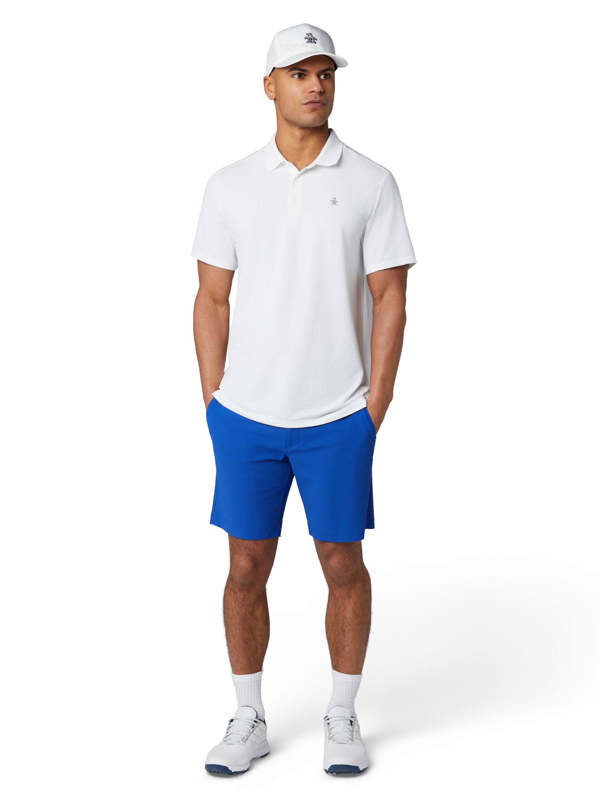Original Penguin Golf Seersucker Driver Polo Herren