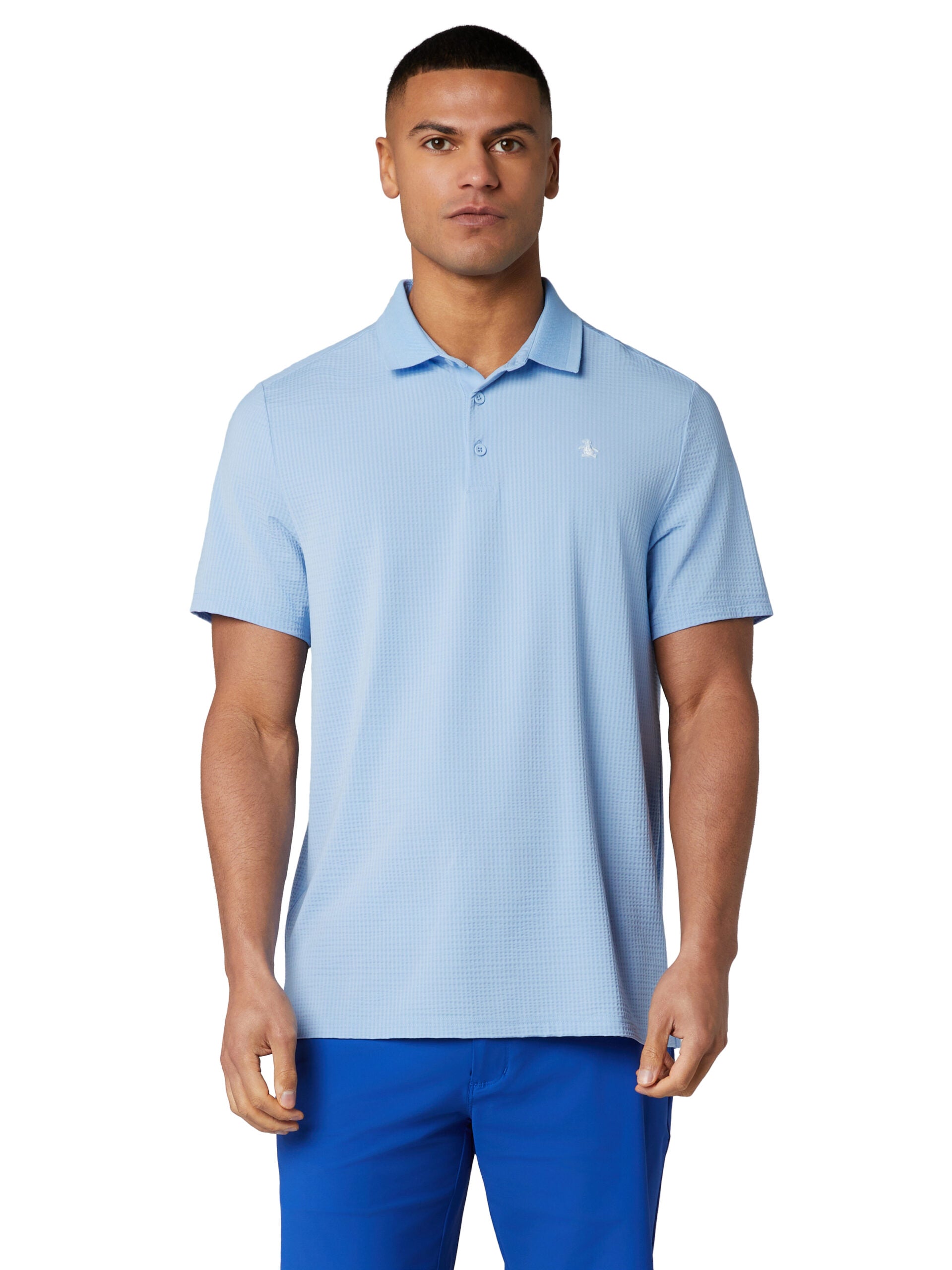 Original Penguin Golf Seersucker Driver Polo Herren