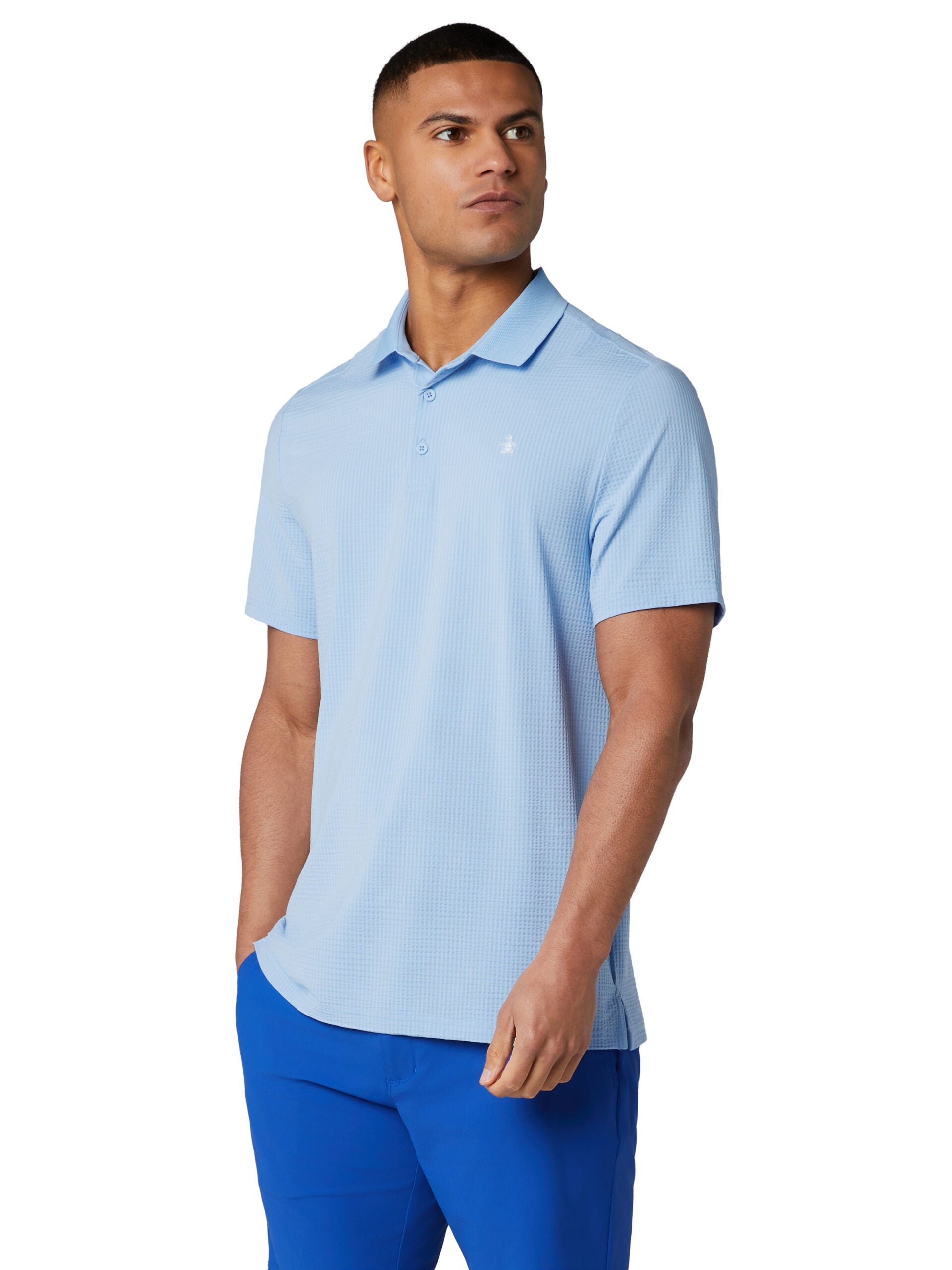 Original Penguin Golf Seersucker Driver Polo Herren
