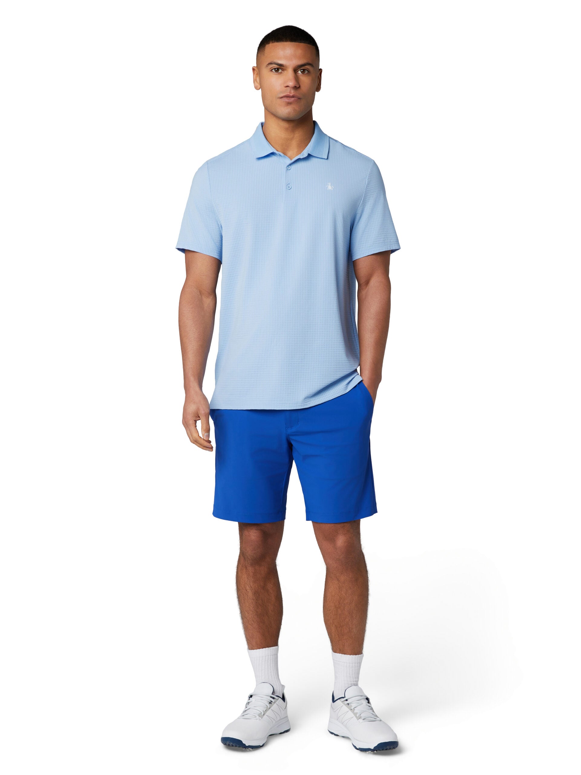 Original Penguin Golf Seersucker Driver Polo Herren