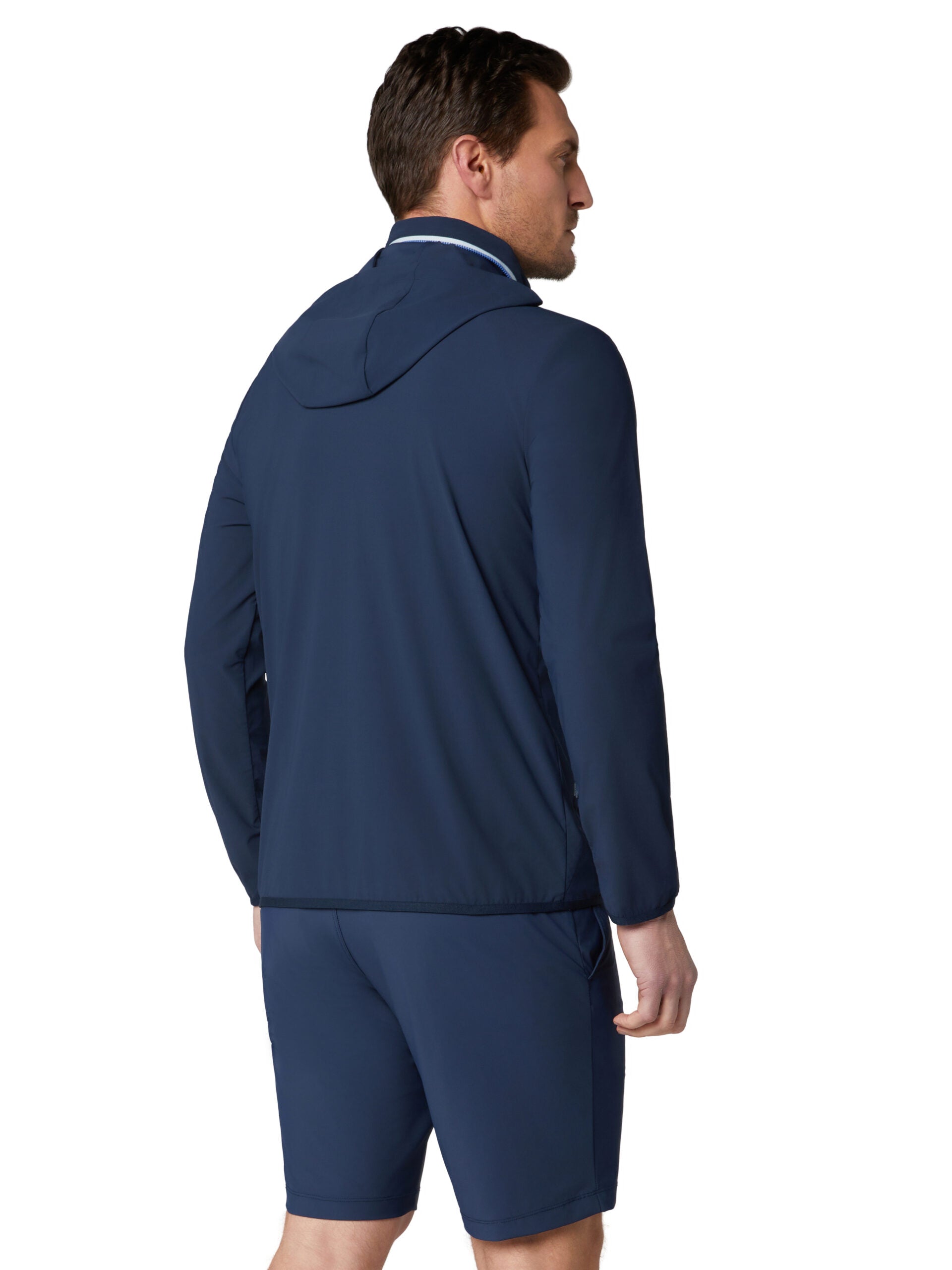 Original Penguin Golf Full-Zip Legacy Windbreaker Men's L Navy