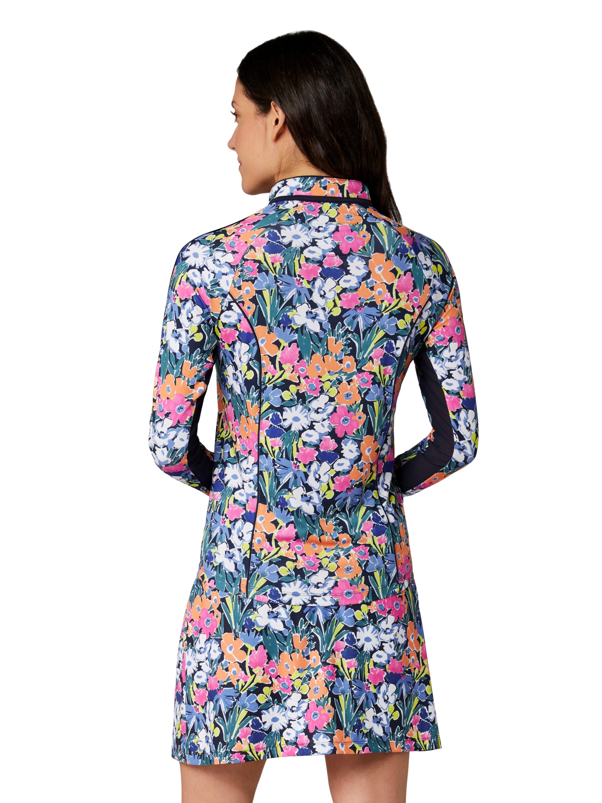 Original Penguin Golf Sketch Floral SP Longsleeve Damen