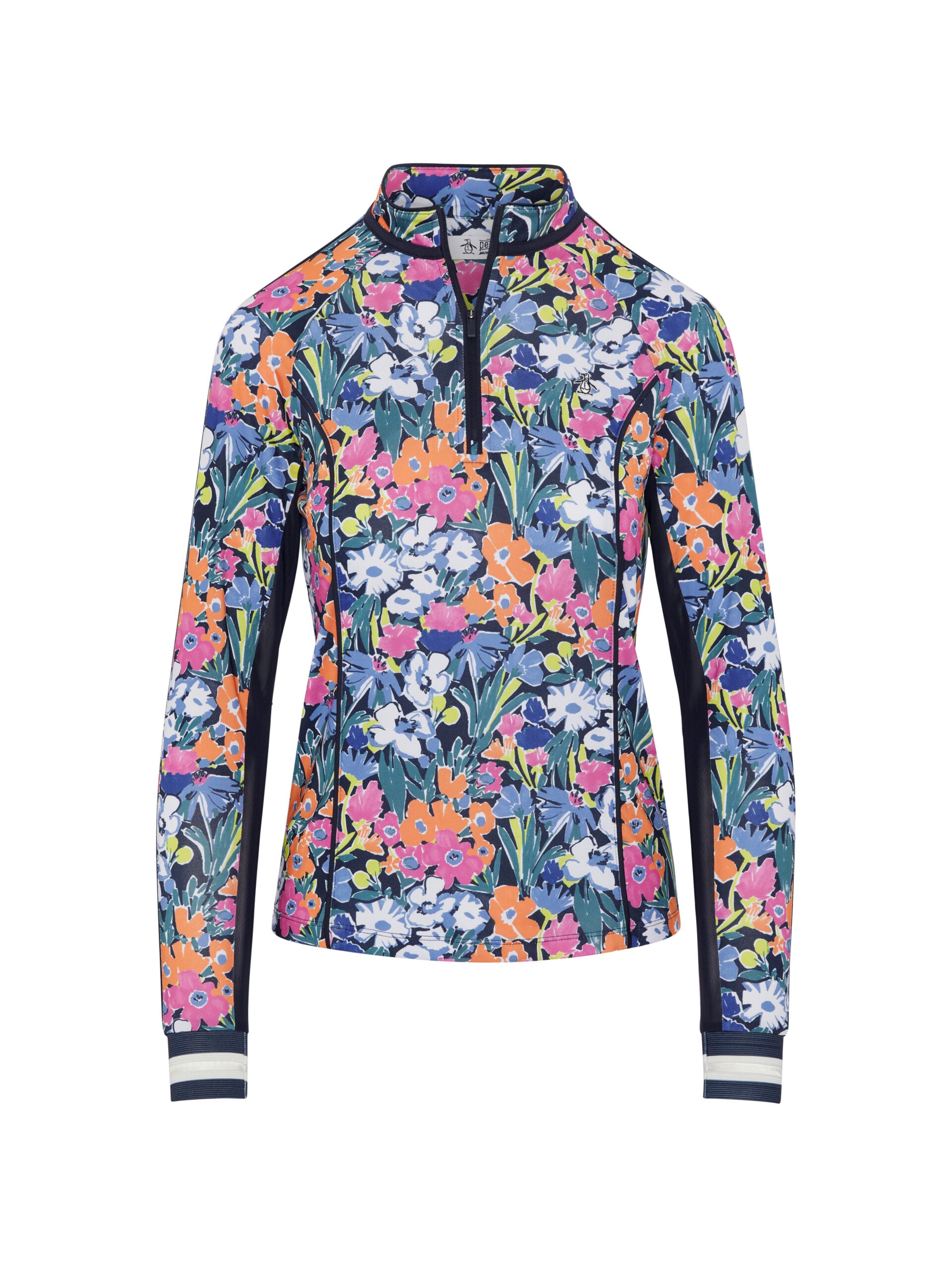 Original Penguin Golf Sketch Floral SP Longsleeve Damen