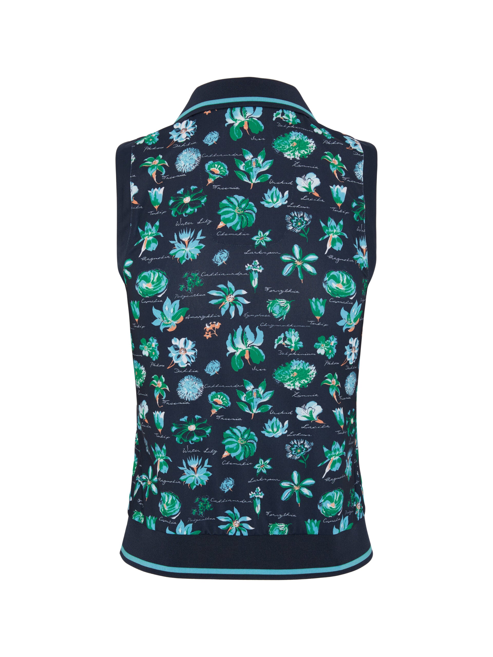 Original Penguin Golf Floral Polo SL Damen
