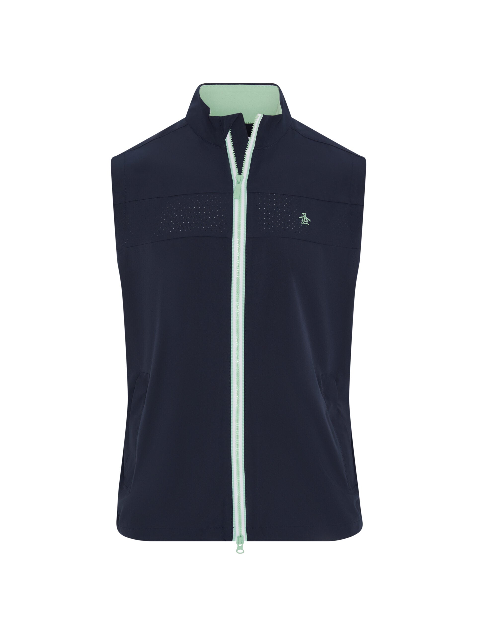 Original Penguin Golf Heritage LW Vest Men's L green