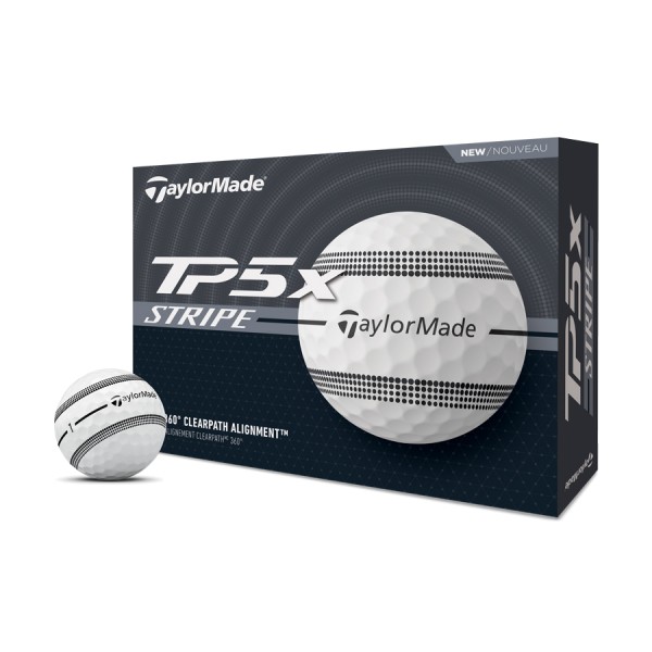 Taylormade TP5x Stripe 2025 Golfbälle 12Stk.