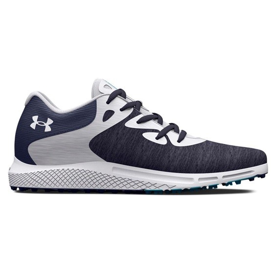 Under Armour Charged Breathe2 Knit SL Golfschuh Damen EU 36 navy/silber/weiss