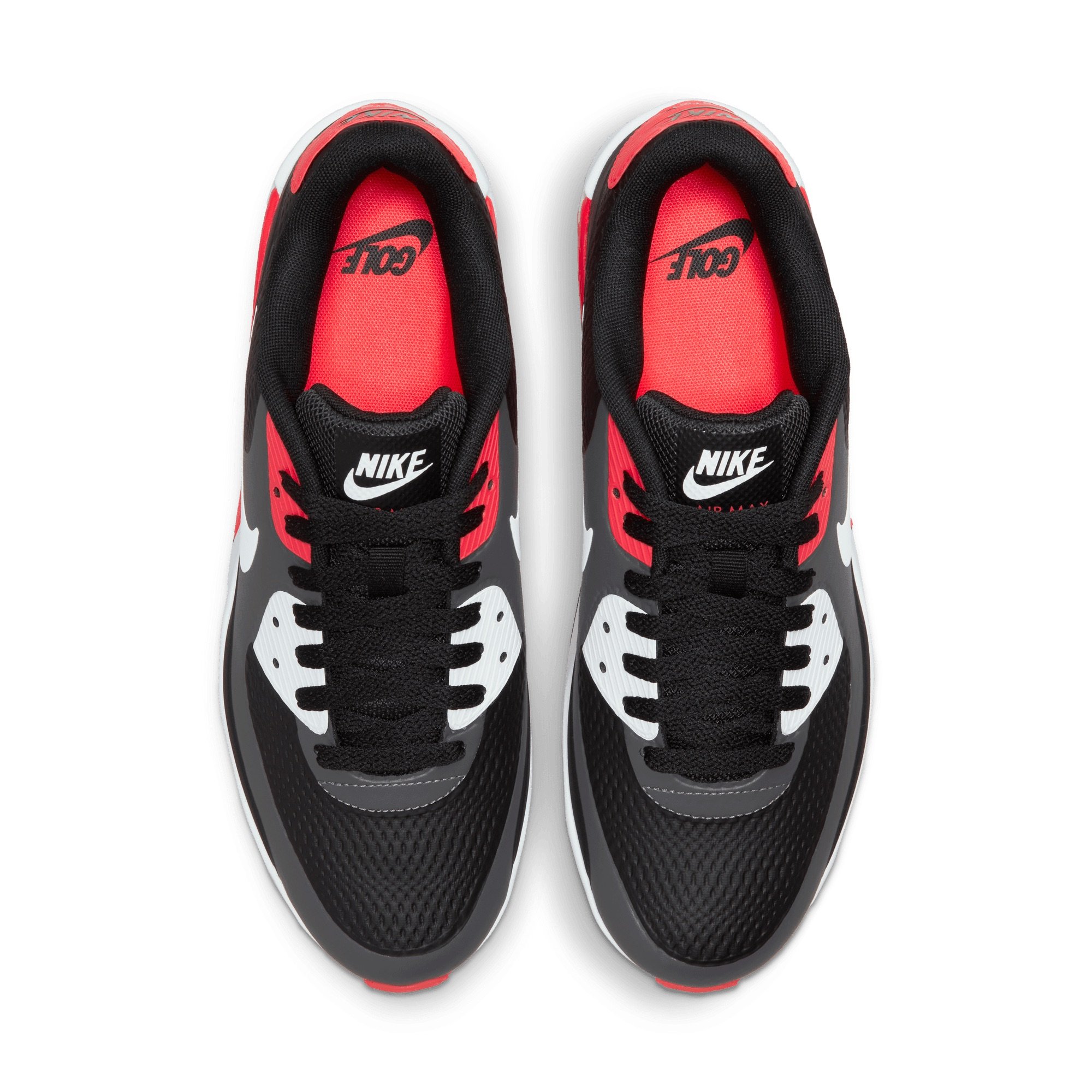 Nike Air Max 90 G Golfschuh Unisex grau/weiß/schwarz/rot EU 40 1/2 golfshop.de