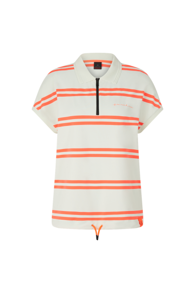 FIRE+ICE GAJA Polo Damen L hellgrau/orange