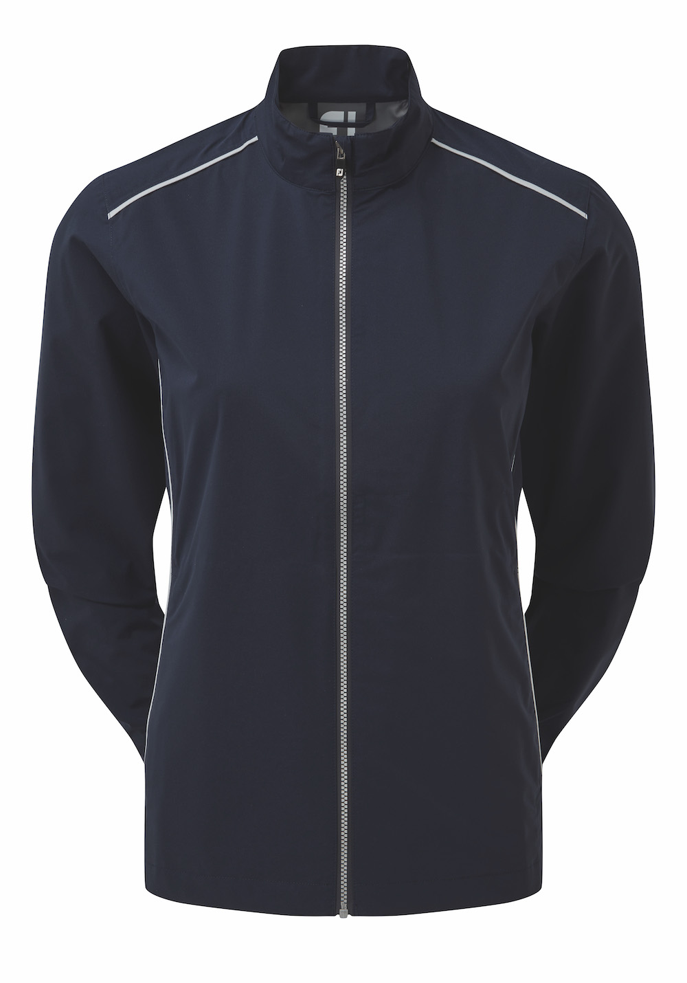 Ladies navy rain on sale jacket