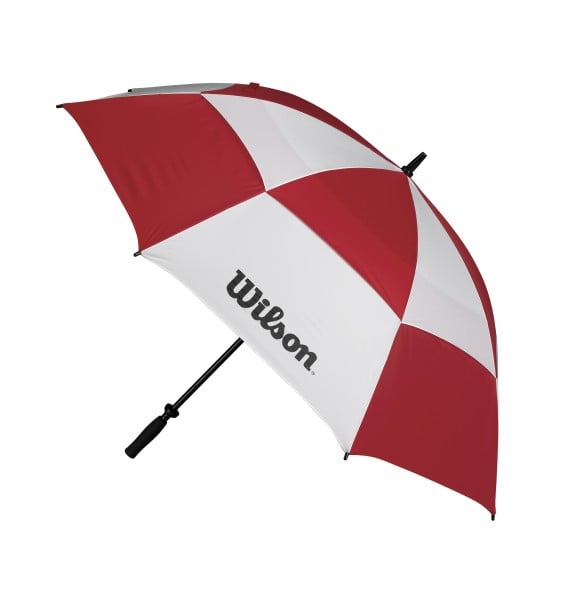 Wilson Double Canopy Regenschirm 62" rot/weiss