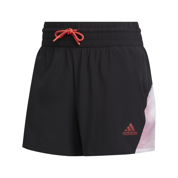 adidas Pull-On Color Block Shorts Damen schwarz XS