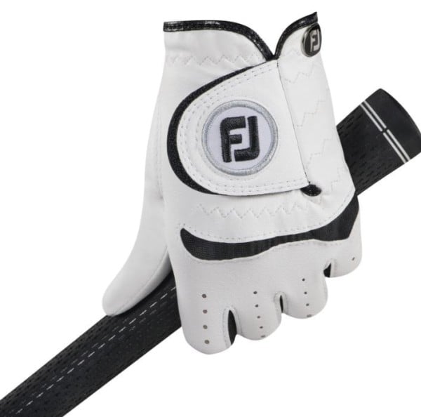 Footjoy Junior Handschuh weiß/schwarz rechte Hand / M