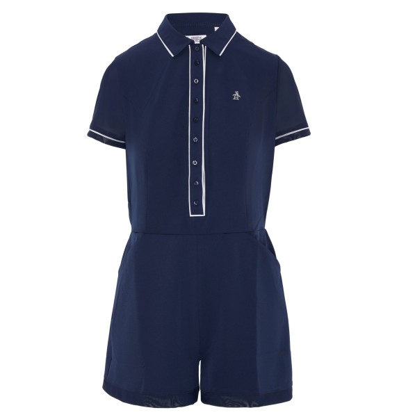 Orginal Penguin Golf SS VERONICA ROMPER W Damen L schwarz