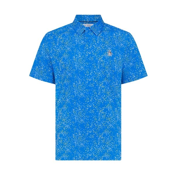 Original Penguin Golf SS ALL OVER MICRO PRINT Polo Herren