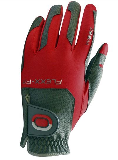 Zoom Gloves Weather Golfhandschuh Damen grau/rot