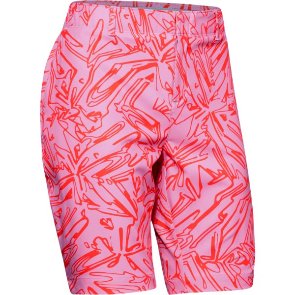 Under Armour Links Printed Shorts Damen pink