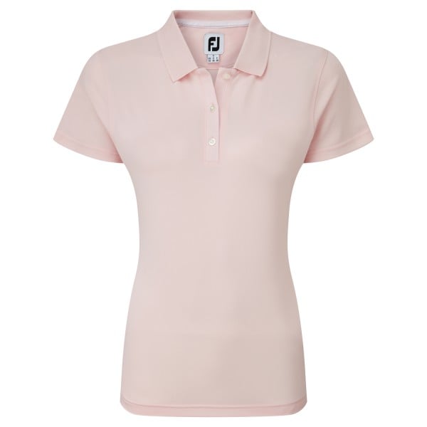 Footjoy Stretch Pique Solid Polo Damen XL lachs