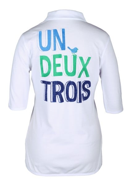 Girls Golf Un Deux Trois Polo Ladies White