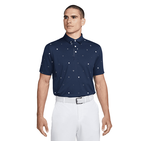 nike dri-fit player printed polo