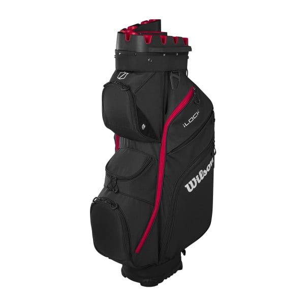 Wilson Staff I-LOCK 4 Cartbag schwarz/rot