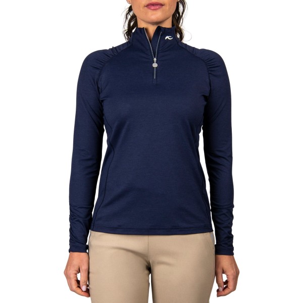 Kjus Nora Cooling Half-Zip Damen 36 hellgrün