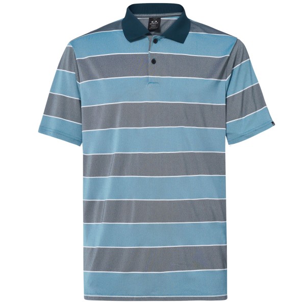 OAKLEY COMFORT STRIPE Polo Herren S blau