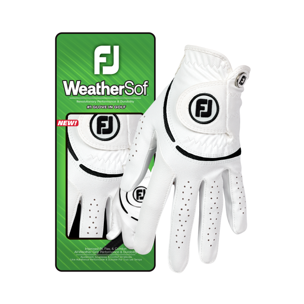 Footjoy WeatherSof Golfhandschuh Damen linke Hand / L schwarz