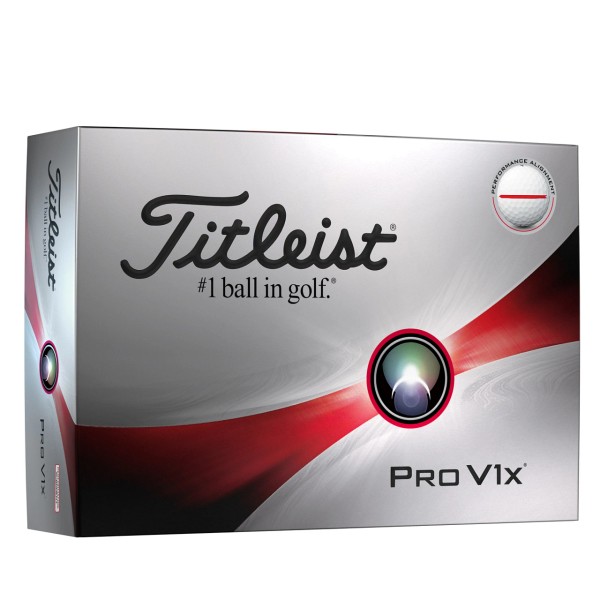 Titleist Pro V1x Performance Alignment Golfbälle 12 Stk.